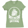Sailor Life Is Adventure Dare It Ladies Fitted T-Shirt
