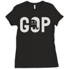 political Ladies Fitted T-Shirt