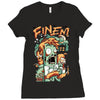 zombie (3) Ladies Fitted T-Shirt