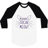 FREAK MEOWT CAT 3/4 Sleeve Shirt