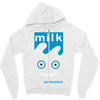 blur milk coffee and tv rock music band Zipper Hoodie