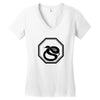 snake black Women's V-Neck T-Shirt