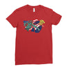nasty woman vs trump Ladies Fitted T-Shirt