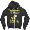 fishing in my head! Zipper Hoodie