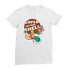 saved by the shell Ladies Fitted T-Shirt