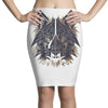 polygon wolf Pencil Skirts