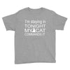 cat command Youth Tee