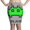 arcade player 2 Pencil Skirts