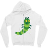 green animal Zipper Hoodie