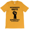 introverts unite separately in your own homes black T-Shirt