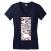 girls fashion Women's V-Neck T-Shirt