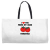 from my head tomatoes Weekender Totes