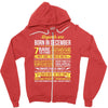 Legends Are Born In December, Born In December Zipper Hoodie
