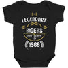 legendary riders are born in 1966 Baby Bodysuit