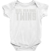 real men make twins Baby Onesie