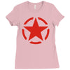 military starfunny retro army war vietnam usa britain fashion Ladies Fitted T-Shirt