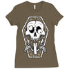 put tongue out Ladies Fitted T-Shirt