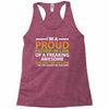 i'm a proud father in law Racerback Tank