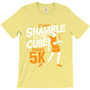 shamble to the cure zombie 5k T-Shirt