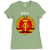 ddr logo blau Ladies Fitted T-Shirt