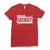 blessed mommy with flower white color Ladies Fitted T-Shirt