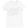 just add beer Ladies Fitted T-Shirt