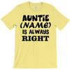 personalised auntie T-Shirt