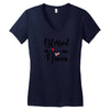 Blessed Nana Women's V-Neck T-Shirt
