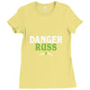 danger russ Ladies Fitted T-Shirt