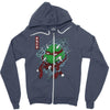 red oni ninja Zipper Hoodie