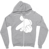 mouse hands ym Zipper Hoodie