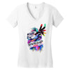 King Of Jungle Women's V-Neck T-Shirt