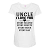 I Love You Uncle Maternity Scoop Neck T-shirt