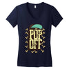 pop off Women's V-Neck T-Shirt