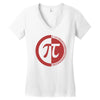pi day logo Women's V-Neck T-Shirt