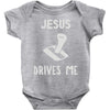 jesus drives me Baby Onesie