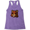 bear meme Racerback Tank