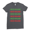 I Need Healing Ladies Fitted T-Shirt