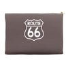 route 66 stampa bianca starda america sport Accessory Pouches