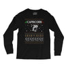 capricorn christmas ugly sweater Long Sleeve Shirts