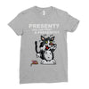 anxious cat Ladies Fitted T-Shirt