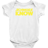 schmoes know Baby Bodysuit