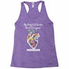 my body is a garden, not a graveyard black Racerback Tank