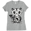 panda (3) Ladies Fitted T-Shirt