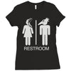 restroom for the recently deceased Ladies Fitted T-Shirt