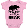 Beware Of The Bear Baby Onesie