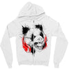 panda roar scratch Zipper Hoodie