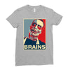 zombie poster, ideal birthday gift or present Ladies Fitted T-Shirt
