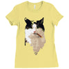 cat1 Ladies Fitted T-Shirt