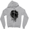 one ring Zipper Hoodie